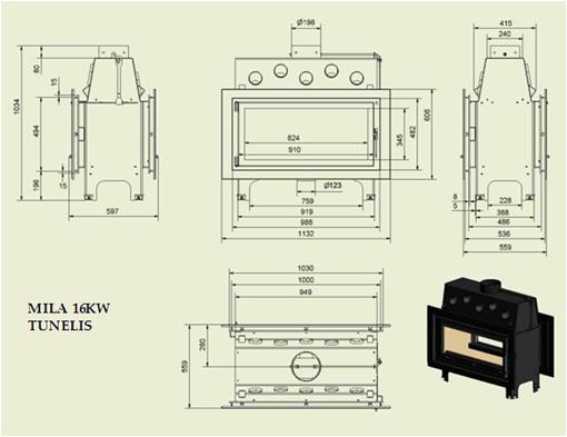 MILA 16 kw Tunel mk